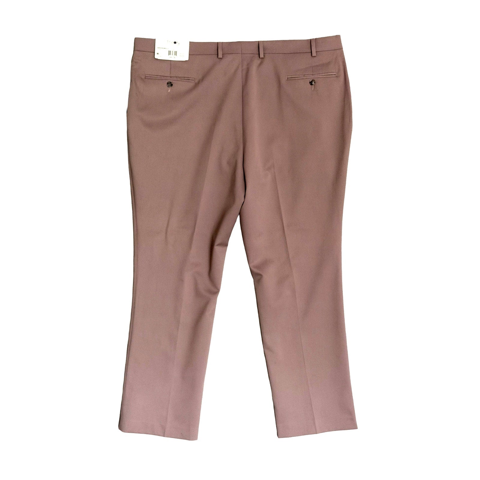 Tayion Dress Pants Men's 42"x30" Awonder Flat Front Stretch Mauve