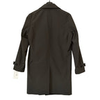 Calvin Klein Raincoat Overcoat Men's 36 Short MPARK Single-Breasted Black