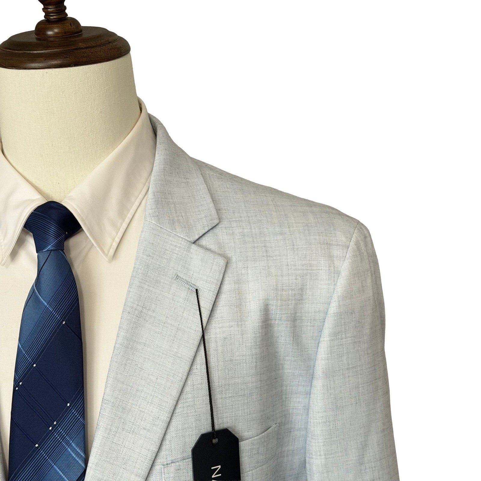 Nautica Sport Coat Men's 46 Long Modern Fit Active Stretch Lt Blue