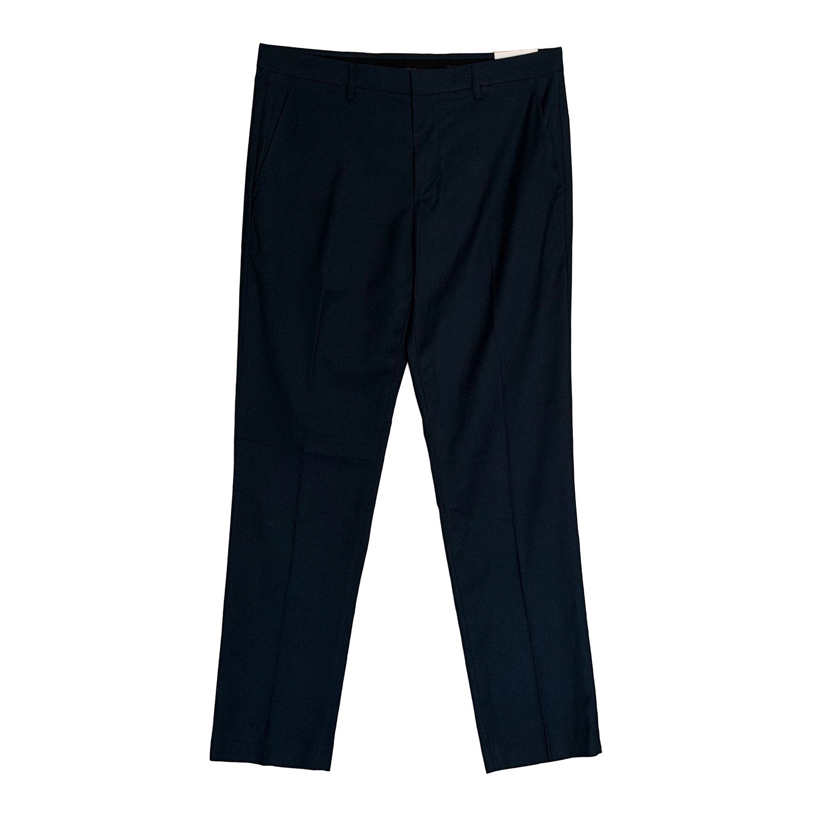 Perry Ellis Portfolio Pant Men's 33"x32" Slim Fit Flat Front Total Eclipse