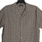 Hart Schaffner Marx Sleepwear Men's Large Pajama Set Brown Plaid