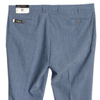 Lauren Ralph Lauren Men's 44x32 Classic Fit Flat Front Suit Pants Light Blue