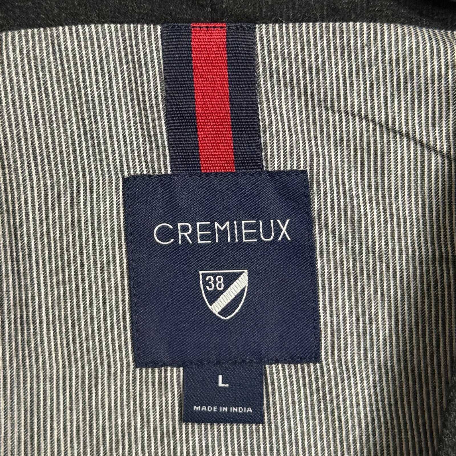 Daniel Cremieux Suit Vest Men's Large Italian Fabric Wool Blend Charcoal