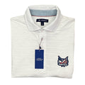 Daniel Cremieux Polo Shirt Men's XL Short Sleeve Polo Shirt White Stripe