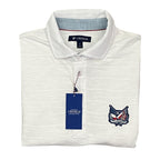 Daniel Cremieux Polo Shirt Men's XL Short Sleeve Polo Shirt White Stripe