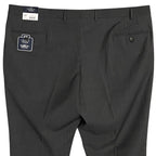 Daniel Cremieux Dress Pant Men's 46R Traveler Raw Hem Comfort Waistband Grey