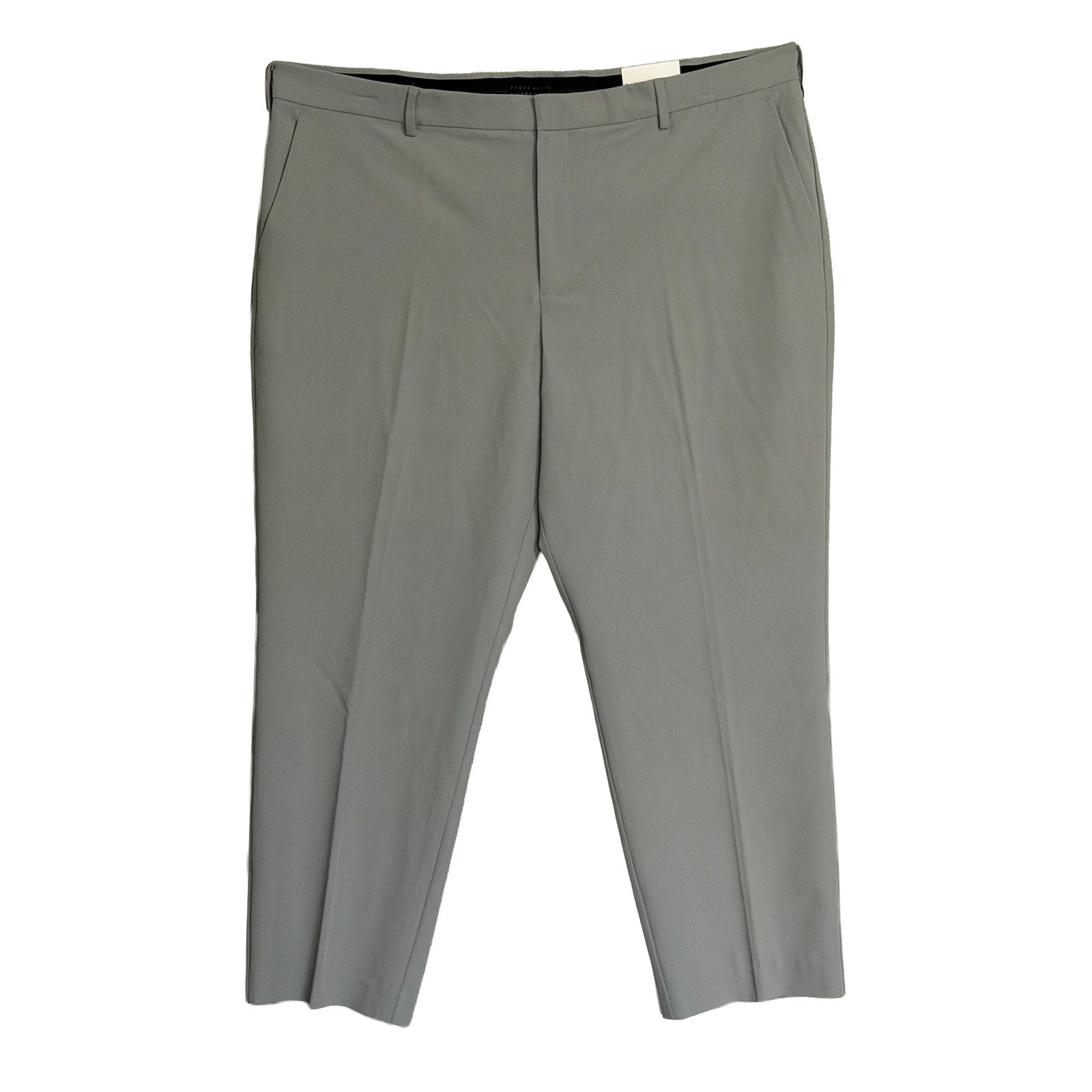 Perry Ellis Portfolio Pants Men's 44x30 Modern Fit Dress Pant Chiseled Stone