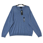 Hart Schaffner Marx Sweater Men's 3XB Big & Tall V-Neck Merino Wool Lt Blue