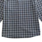 Daniel Cremieux Dress Shirt Men's 4XB Big & Tall Button-Down Stretch Dark Navy Plaid
