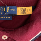 Polo Ralph Lauren Shirt Men's Medium Custom Slim Fit Big Pony Mesh Short Sleeve