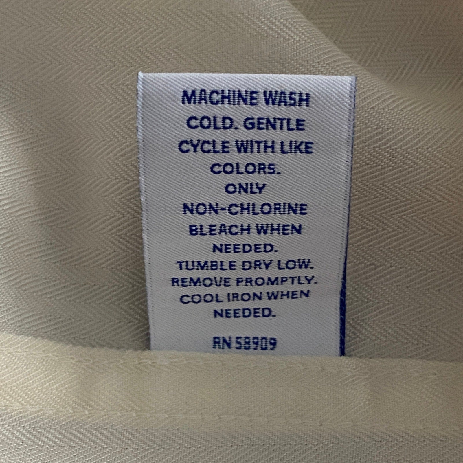 Roundtree & Yorke Caribbean Men's XXL Embroidered Short Sleeve Shirt Cream