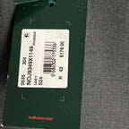 Ted Baker London Pants Men's 38R Wool Joey Dress Pant Solid Gray Raw Hem