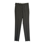 Daniel Cremieux Dress Pant Men's 30R Traveler Raw Hem Comfort Waist Charcoal