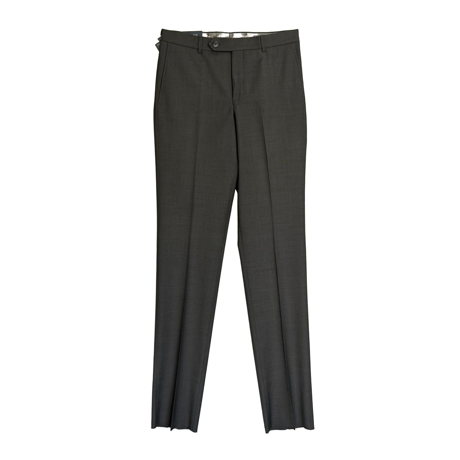 Daniel Cremieux Dress Pant Men's 30R Traveler Raw Hem Comfort Waist Charcoal