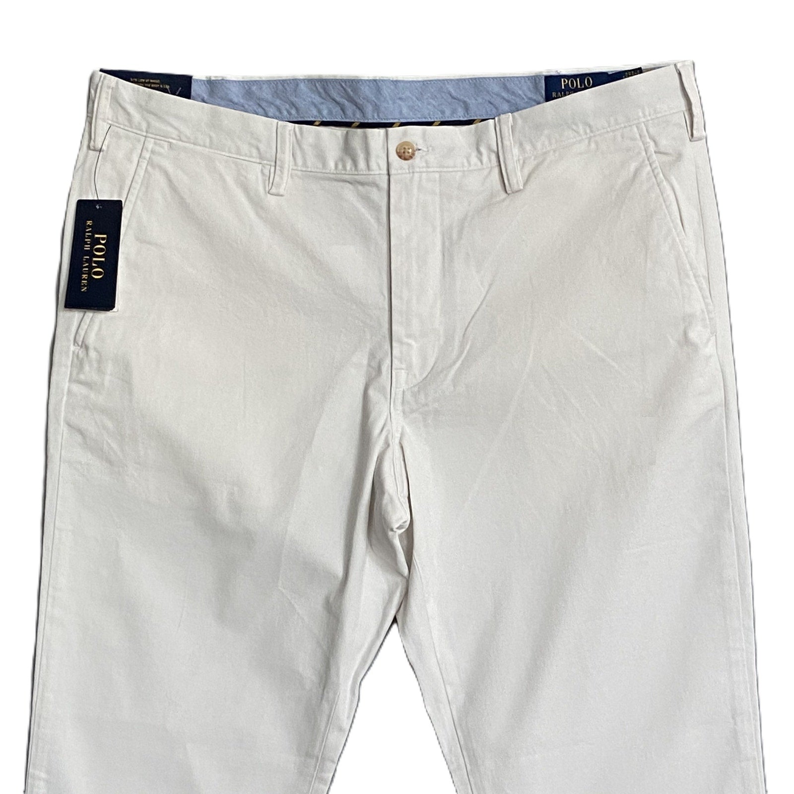 Polo Ralph Lauren Pants Men's 38"x30" Chino Stretch Slim Fit White