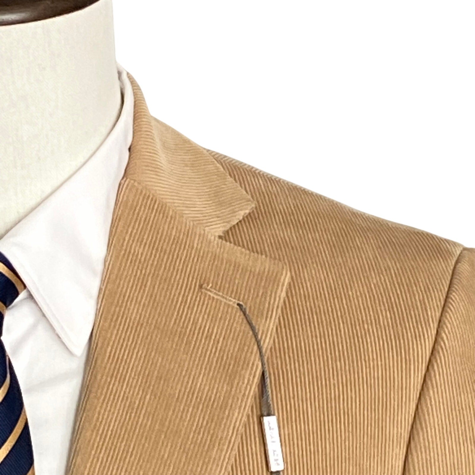 Michael Kors Sport Coat Men's 38 Regular Modern Fit Corduroy Cotton Camel