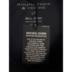 Roundtree & Yorke Down Vest Men's LT Full Zip Packable Pockets Black