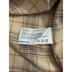 AG Los Angeles Wayne Work Shirt Men's XL Relaxed Fit Tan Plaid