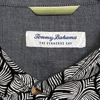 Tommy Bahama Shirt "The Veracruz Cay" Men's 3XLT Big & Tall Short Slv Black NEW