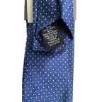 Michael Kors Necktie 3" Indigo Marbury Neat Standard Length Silk Blend