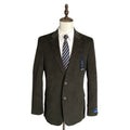 Nautica Sport Coat Men's 42 Long Corduroy Modern Fit Stretch Dark Olive