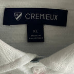 Daniel Cremieux Polo Shirt Men's XL Short Sleeve Polo Shirt White Stripe
