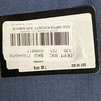 Armani Exchange Dress Pant Men's 30W Flat Front Raw Hem Stretch Wool Blue