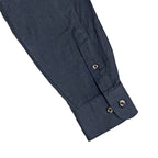 Travis Mathew Men's Small Cloud Collection Flannel Shirt Blue Heather