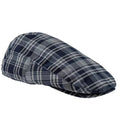 Polo Ralph Lauren Cap Men's One Size Flat Cap Driver's Cap Navy Blue Plaid