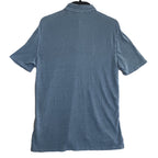 Faherty Polo Shirt Men's XL Reserve Short Sleeve Linen Deep Marine Blue NEW