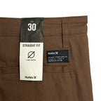 Hurley Icon Straight Pant Men's 30"x30" Straight Fit 2-Way Stretch Expresso