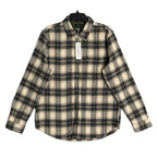 AG Los Angeles Men's Large "Aiden" Flannel Shirt Classic Fit Plaid