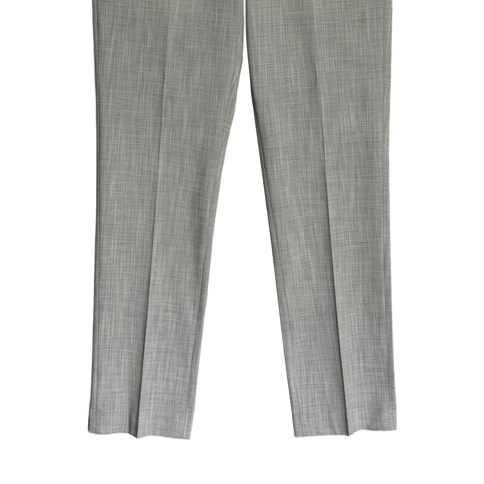 Calvin Klein Dress Pant Men's 32"x32" Slim Fit Flat Front Stretch Light Grey