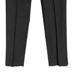 Armani Exchange Dress Pant Men's 34W Flat Front Raw Hem Stretch Wool Gray NEW