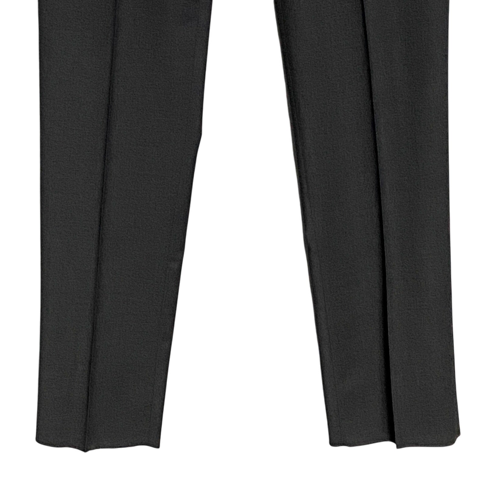 Armani Exchange Dress Pant Men's 34W Flat Front Raw Hem Stretch Wool Gray NEW