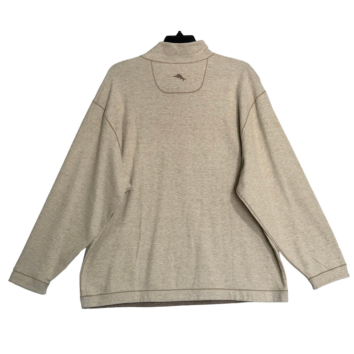 Tommy Bahama Half-Zip Men's 2XLB "Flipview Half Zip" Sweatshirt Cobblestone
