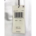 Michael Kors Polo Hoodie Shirt Men's XXL Pima Cotton Stretch Ocean White