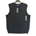 Hart Schaffner Marx Sweater Vest Men's 2XT Big & Tall Wool Navy Heather