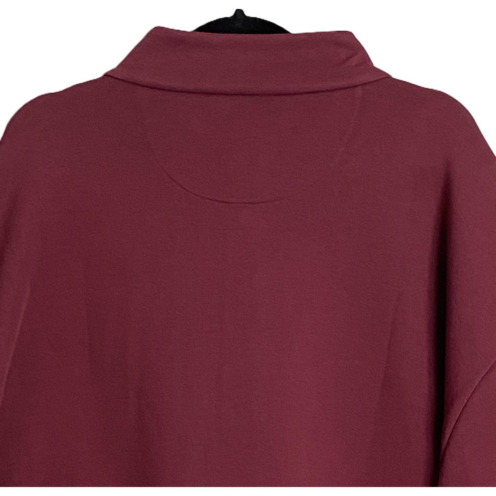 Polo Ralph Lauren Pullover Men's 4XB Big & Tall Mock Neck Snap Button Red
