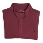 Polo Ralph Lauren Pullover Men's 4XB Big & Tall Mock Neck Snap Button Red