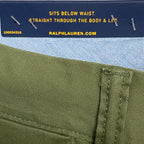 Polo Ralph Lauren Pants Men's 30x30 Stretch Cotton Twill Chino Olive
