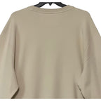 Boss Salbo Pullover Sweatshirt Men's 4XL Big & Tall Crew Neck Open White