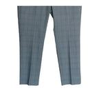 Calvin Klein Dress Pant Men's 40"x30" Slim Fit Flat Front Stretch Blue Plaid