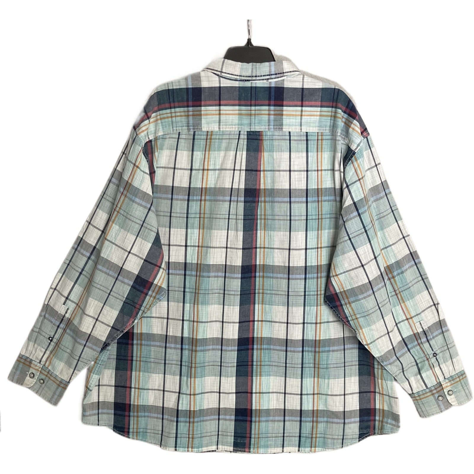 Tommy Bahama Shirt Men's 3XLB Big & Tall Long Sleeve Tortola Sunwash Check