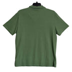 Polo Ralph Lauren Shirt Men's Large Buttonless Polo Cotton Linen Blend Green