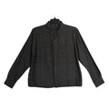 BDG Button-Up Shirt Men's Large Long Sleeve Gray Micro-Houndstooth