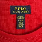 Polo Ralph Lauren Sleepwear Men's XL Crew Neck Long Sleeve Shirt Red Blue
