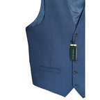 Perry Ellis Suit Vest Men's XXL Classic Fit V-Neck Stretch Fabric Lined Blue