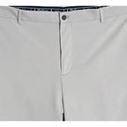 Johnnie-O Mulligan Shorts Men's 48W Big & Tall 9" Inseam Stretch Light Gray