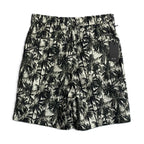 Armani Exchange Shorts Men's 34W Cotton Bermuda Shorts Green Tropical Print
